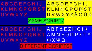 Where do we draw the line between scripts?
