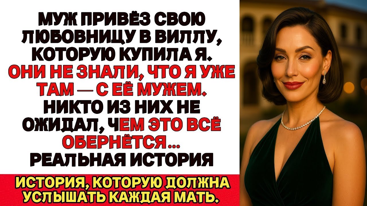 Я ПЛАКАЛА, ЧИТАЯ! Муж привёз любовницу на виллу, которую купила я… Но мы с её мужем уже ждали их там