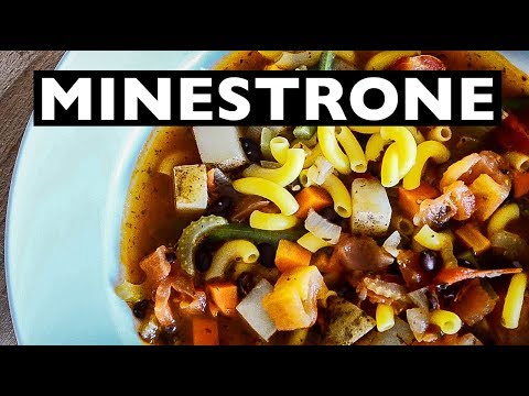 EASY OLIVE GARDEN INSPIRED MINESTRONE SOUP RECIPE | BEST VEGAN HOW TO RECIPES