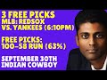 MLB Picks and Predictions - Boston Red Sox vs New York Yankees, 9/30/25 Free Best Bets & Odds
