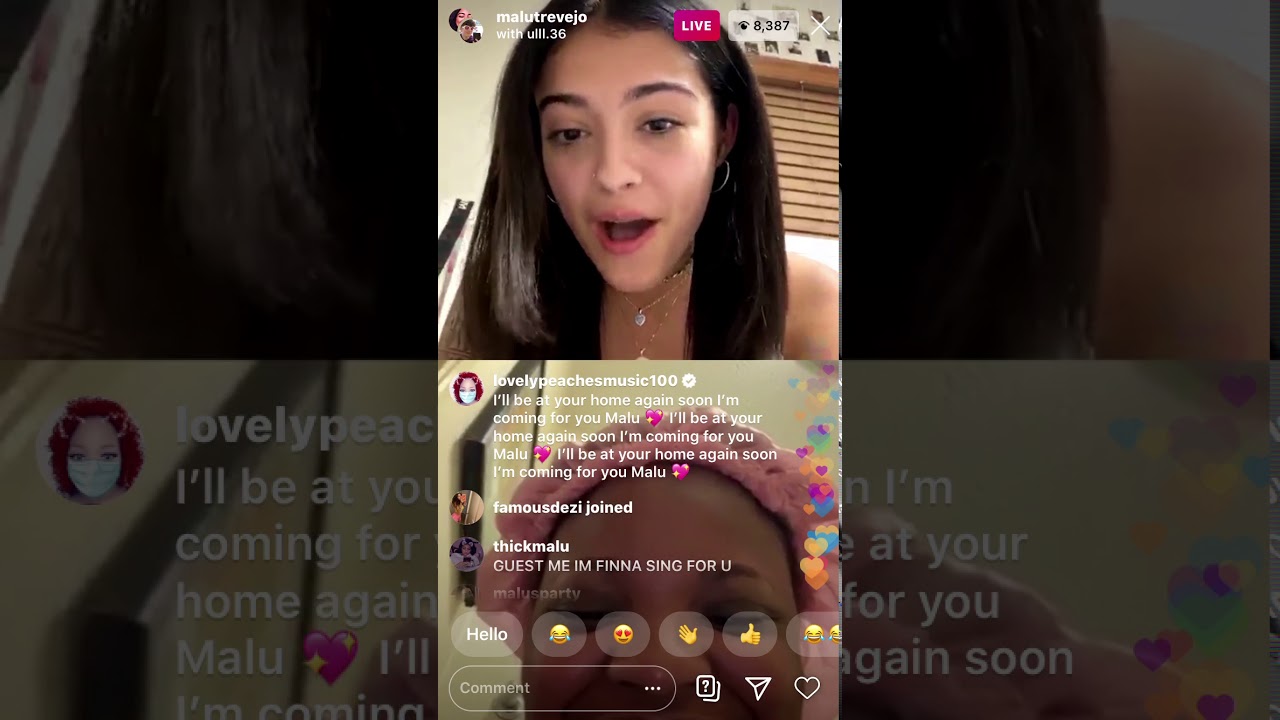 malu & peaches on instagram live shi it’s kraazy 😳 - YouTube.