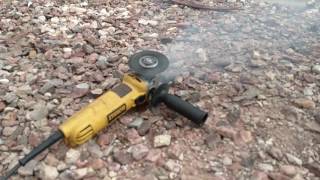 DeWalt grinder review. You've let me down! You're fired!