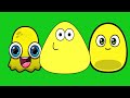 Pou vs Moy 7 vs MyBoo. Pou y sus amigos amarillos.