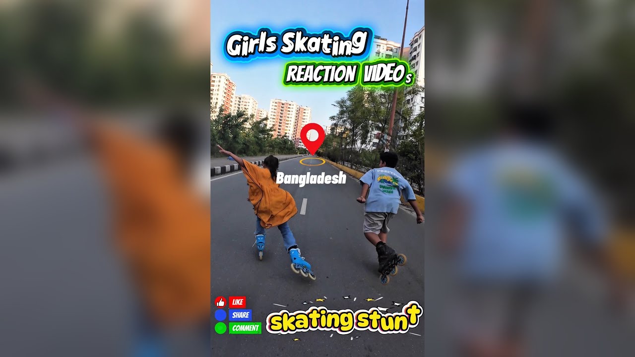 Видео с реакциями девушек на катание на скейтборде | скейтборд | fyp | вирусное видео 