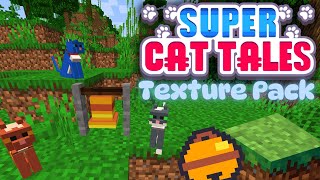 Super Cat Tales in Minecraft! | MC Texture Pack (1.21 )