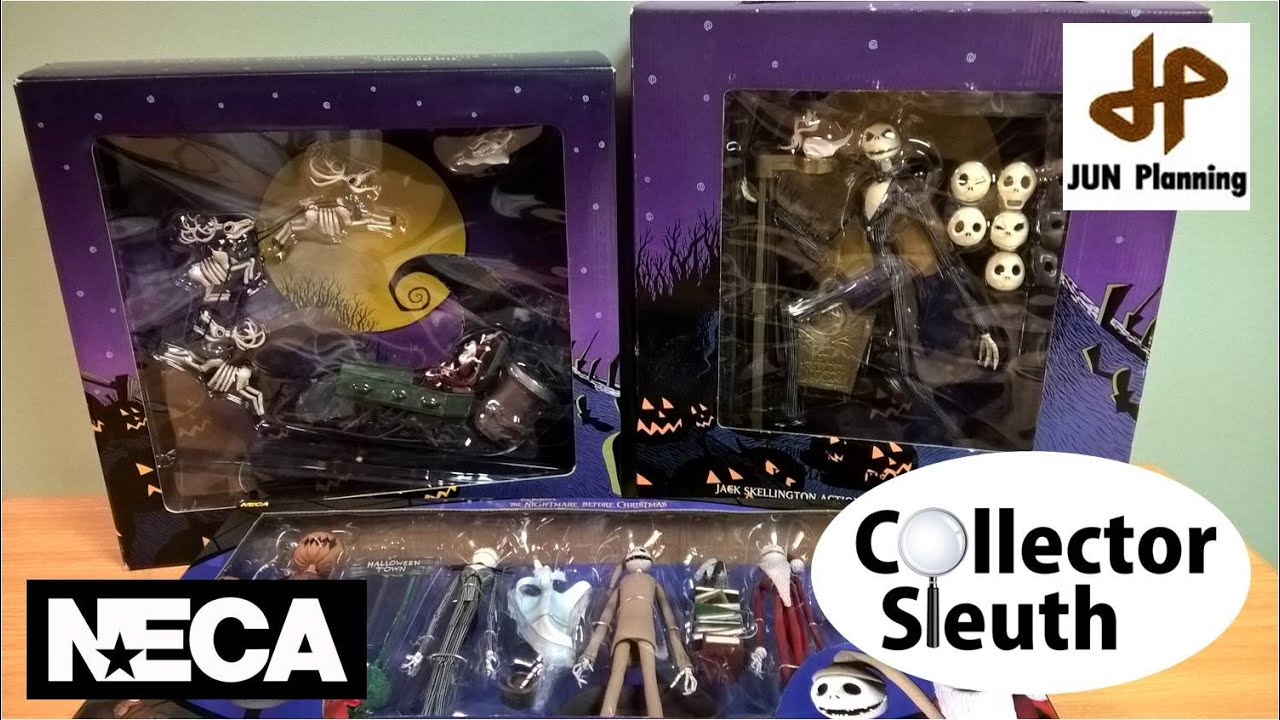 Nightmare Before Christmas JUN Planning Figure Set, PVC Sleigh