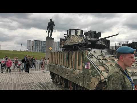 Видео: Трофейные танки в Москве!