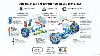 Suspension System Explained in Automotive Cars: Every Major Part Breakdown