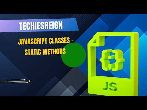 JavaScript Classes - Static Methods