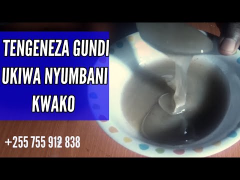 Video: Jinsi Ya Kutengeneza Gundi Nyumbani