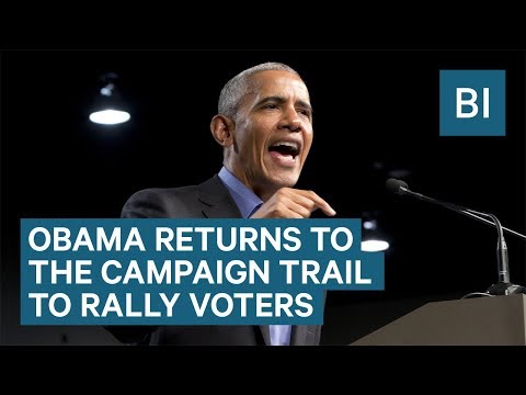 'our-democracy-is-at-stake':-watch-obama-return-to-the-campaign-trail-to-rally-voters-in-virginia
