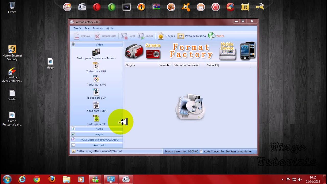 Como converter um video AVI para dvd Vob YouTube