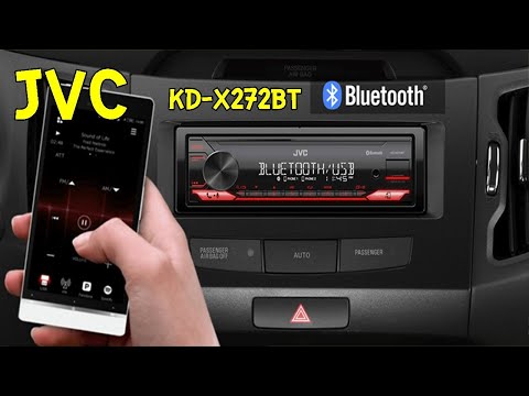 รีวิวเครื่องเสียงรถยนต์ วิทยุ​ 1​ DIN​ JVC KD-X272BT​ ราคา​ 2350 ใช้งานดีไหม!? BY.พีวัน 081-9235308