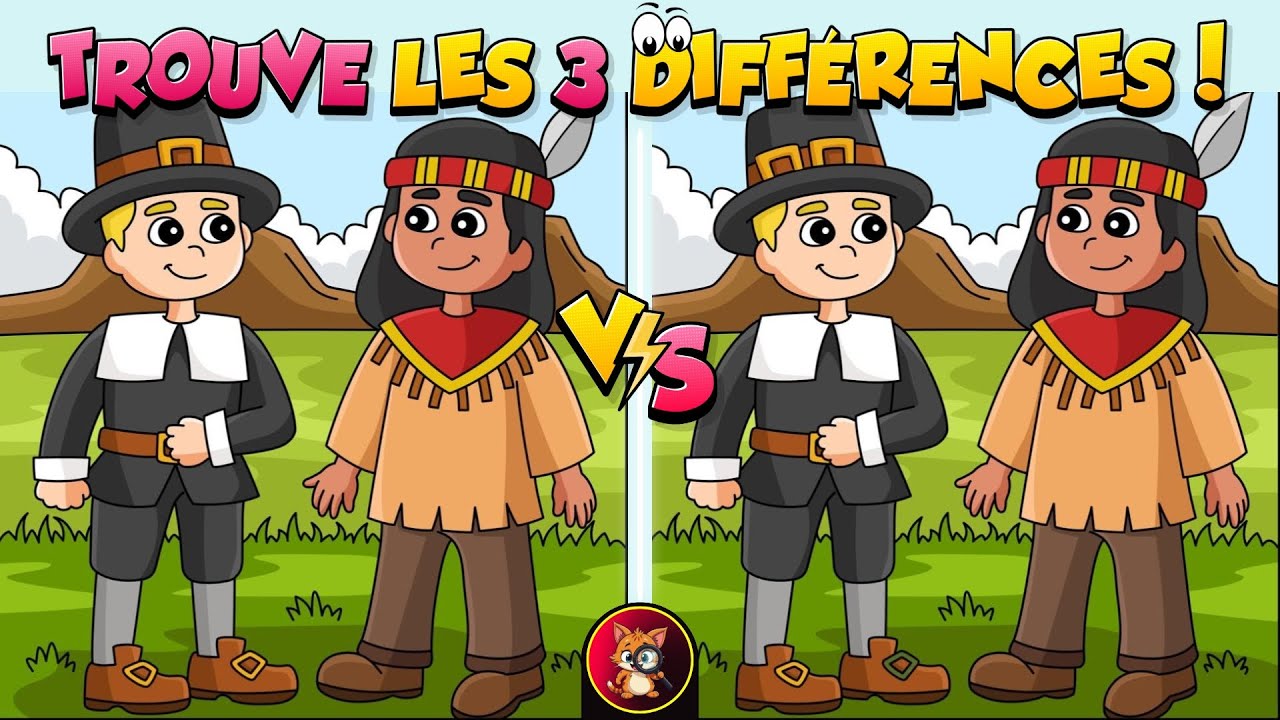🧩 Trouvez les 3 Différences / Jeu des 3 Erreurs 🧩