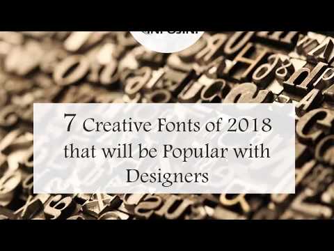 Best Fonts for Designers 2018 | Infojini Consulting