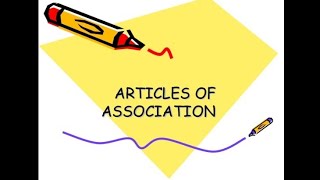😎The Articles of Association