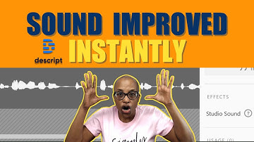 Make Your YouTube Videos Sound Better With DESCRIPT STUDIO SOUND