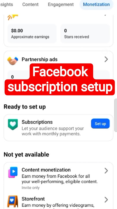 Facebook Subscription Setup |Facebook Subscription Setup Kaise Kare| Facebook Subscribe Setup #short
