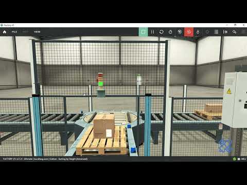 Sorting by Height Factory I/O with WinSPS-S7 || PLC Programming