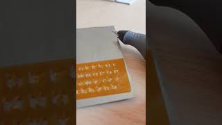 We engraved our name on a metal plate with @DremelEurope screenshot 4