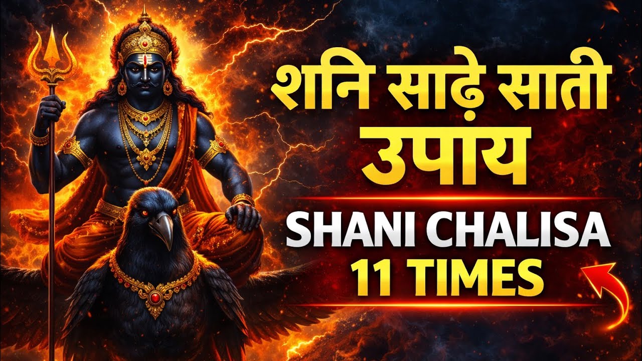 Powerful Shani Chalisa 11 Times | Remove Shani Dosh & Get Blessings of Shani Dev #ShaniChalisa #yt 