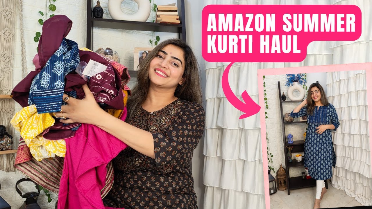 🌻Amazon Summer Kurti Haul Starting Rs 499 Kurti & kurti Set Haul