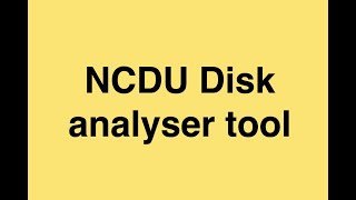 Do you have issues figuring out which file or folder is eating up disk Use ncdu tool