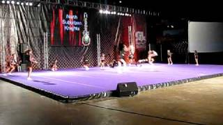 NORTH SUBURBAN YMCA CHEER  TEAM COMPETITION 3/7/2010.avi