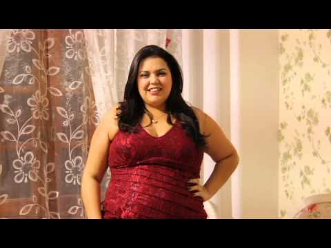 vestido marsala para gorda