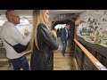 4K Granate Travelling visiting #Miniatur #Wunderland #Hamburg, miniskirt, thigh high boots
