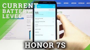 How to Enable Battery Percentage in HONOR 7S – Check Battery Level