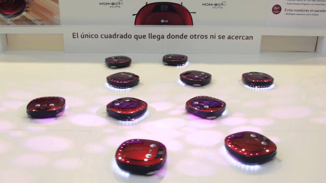 LG Hom Bot: ¿Has visto alguna vez un robot aspirador bailando? - YouTube