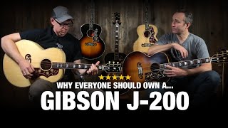 Why Everyone Should Own a Gibson J-200 Acoustic Guitar!!