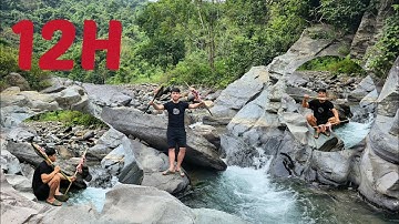 THỬ THÁCH 12H TRONG RỪNG | Nướng Cá Bên Suối & Trải Nghiệm Thiên Nhiên