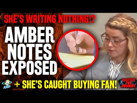 INSANE! Amber Notes REVEALED! She's Writing NOTHING?! + Team Amber CAUGHT Buying Fans On Camera?!