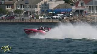 RACE BOATS TEAR THROUGH MANASQUAN INLET!