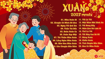 LK Nhạc Xuân 2023 Remix - Nhạc Tết 2023 Hay Nhất Nghe Là Thấy Tết - Mừng Xuân Quý Mão 2023