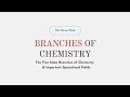 Branches of Chemistry Explained | Basic Chemistry for Beginners #neet #iitjee #cbse