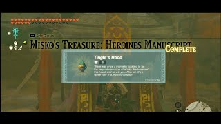 Como encontrar Tingle s Hood location Misko s Treasure Heroines Manuscript em