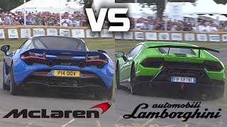 McLaren 720S vs. Lamborghini Huracan Performante SOUND Comparison - Which Sounds Better?!