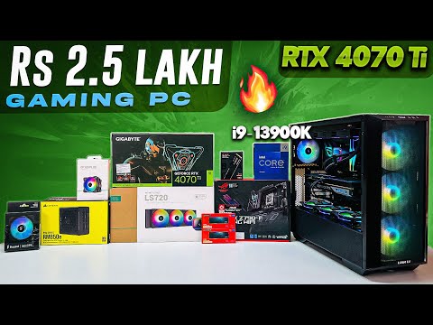 *ULTIMATE* Rs 2.5 Lakh Gaming & Editing PC Build 2023 | Intel i9-13900K & RTX 4070 Ti