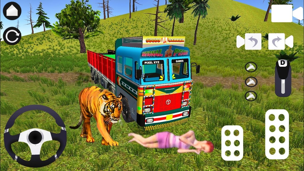 Offroad Indian Truck Simulator 2020 Gameplay 28 - Driving Tata Truck In Offroad - Android Gameplay