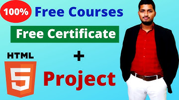 Free Certification Course HTML5 Tutorial with Free Project Online Classes #DeepShukla