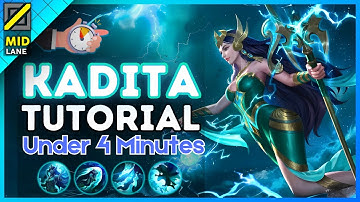 4-Minute Kadita Tutorial in Mid Lane || (MLBB S35) 2024