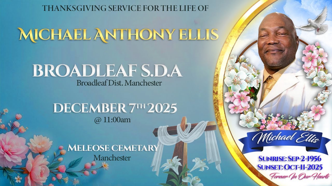 Thanksgiving Service for Life of Michael Anthony Ellis