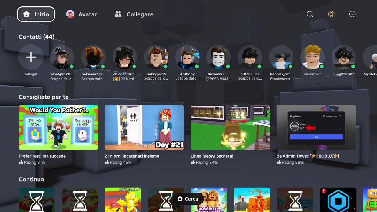 Scambi con la machine