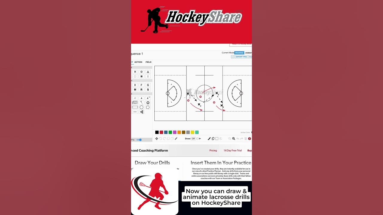 Draw lacrosse drills on hockeyshare youtube