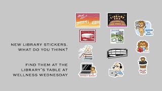 New Library Stickers - Fall 2025