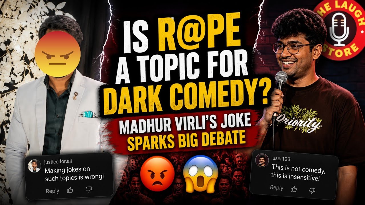 Is R@pe A Topic For Dark Comedy? Madhur Virli's Joke Sparks Big Debate