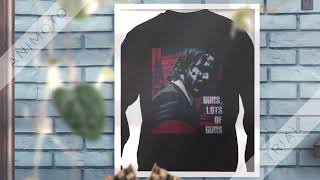 John Wick guns lots of guns shirt, hoodie, tank top and sweater